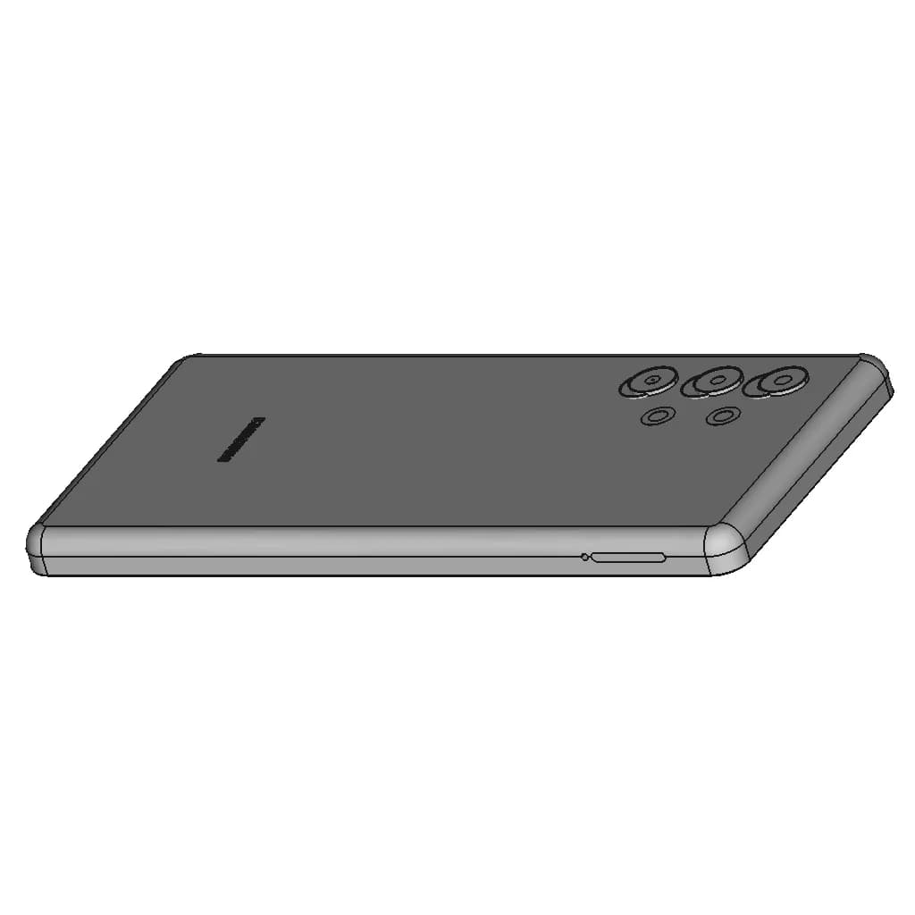 Samsung A13 3D Model | 3D Engineering Design File_60_30_degree_snapshot