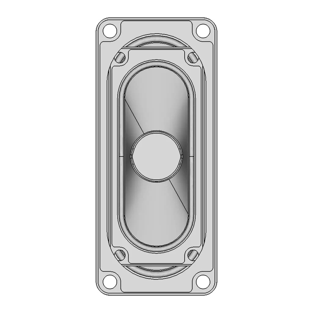 Visaton Sc 3.7 Nd Wp 8 Ohm - Downloadable CAD Representation_0_0_degree_snapshot