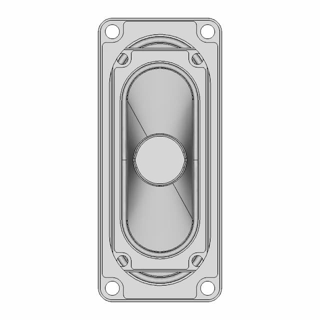Visaton Sc 3.7 Nd Wp 8 Ohm - Downloadable CAD Representation