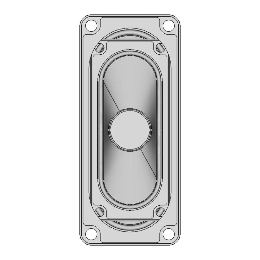 Visaton Sc 3.7 Nd Wp 8 Ohm - Downloadable CAD Representation
