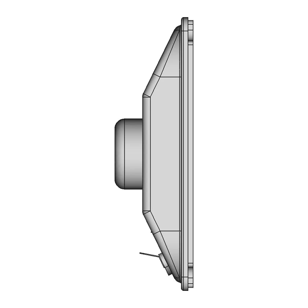 Visaton Sc 3.7 Nd Wp 8 Ohm - Downloadable CAD Representation_0_270_degree_snapshot