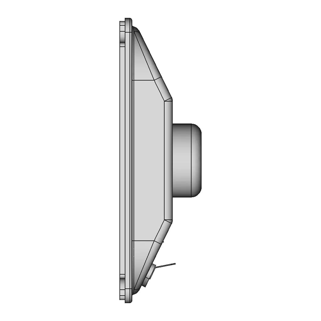 Visaton Sc 3.7 Nd Wp 8 Ohm - Downloadable CAD Representation_0_90_degree_snapshot