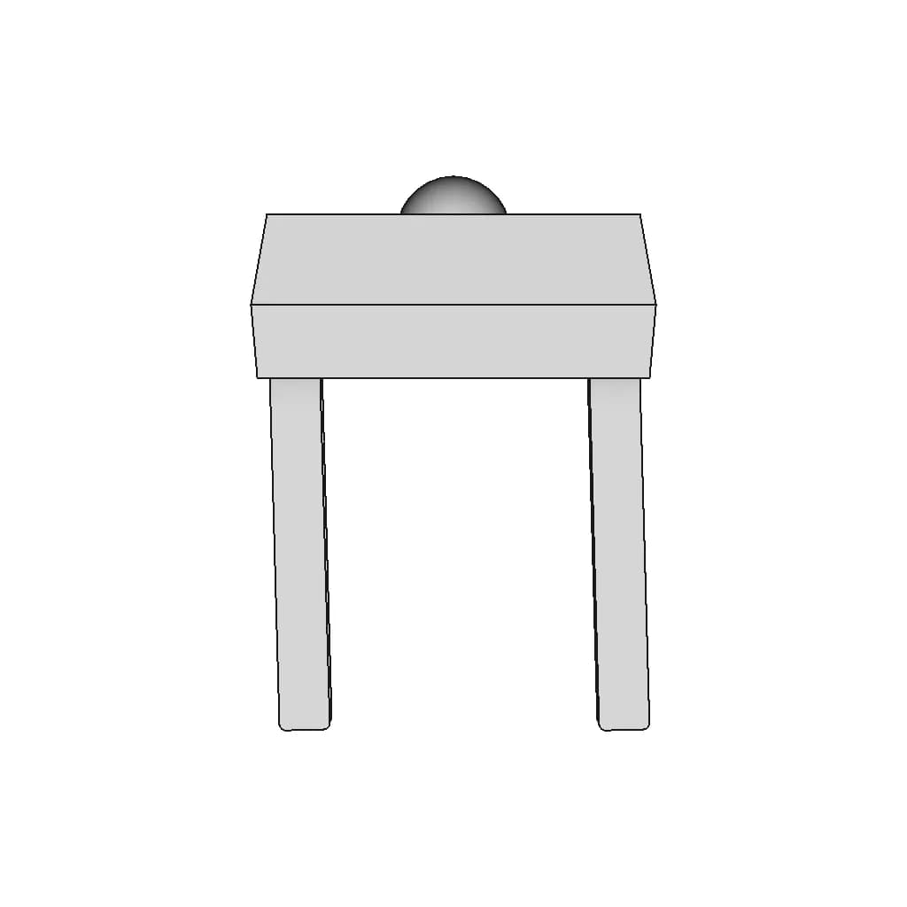 Phototransistor S2829 | 3D Engineering Design File_270_0_degree_snapshot