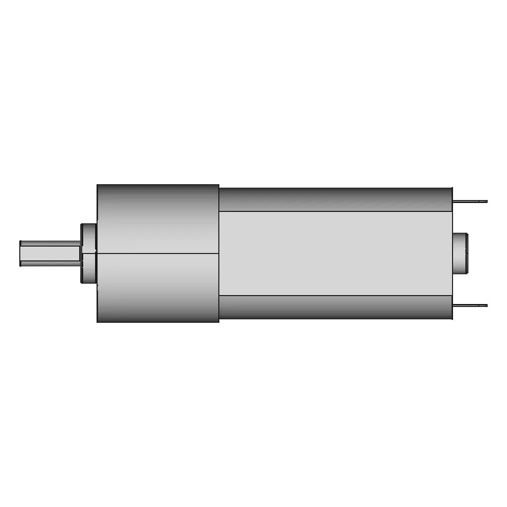 Jl-16A050-75 Gear Motor | High-Quality CAD Model_0_0_degree_snapshot