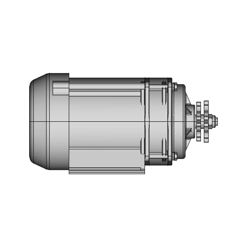 Electric Motor 48V1000W (Lunyee) | 3D Engineering Design File_0_270_degree_snapshot