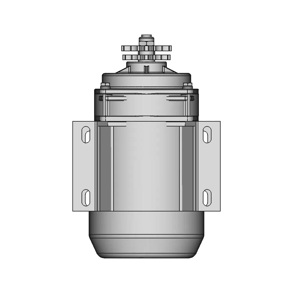 Electric Motor 48V1000W (Lunyee) | 3D Engineering Design File_90_0_degree_snapshot