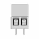 Bloque De Terminales 2P Rojo | 3D Engineering Design File_0_0_degree_snapshot
