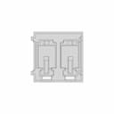 Bloque De Terminales 2P Rojo | 3D Engineering Design File_90_0_degree_snapshot