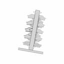 Mild Steel 4 Wheel Nut Bolt Trolley - Downloadable CAD Representation_0_0_degree_snapshot