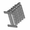 Mild Steel 4 Wheel Nut Bolt Trolley - Downloadable CAD Representation_60_30_degree_snapshot