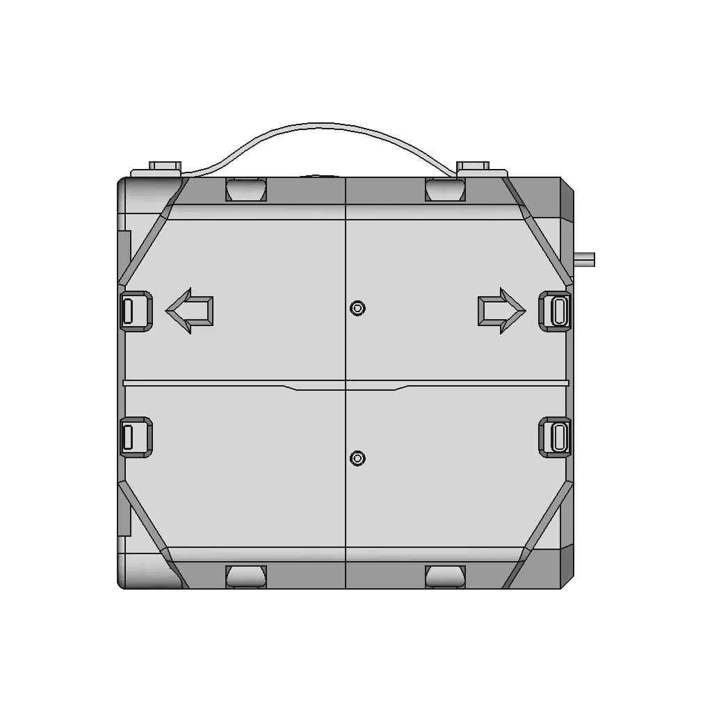 Houssing For Battery 8S - Downloadable CAD Representation_0_270_degree_snapshot