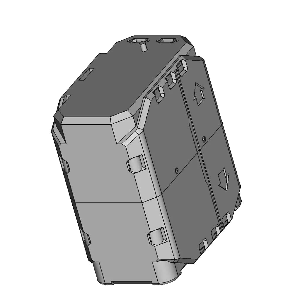 Houssing For Battery 8S - Downloadable CAD Representation_60_30_degree_snapshot