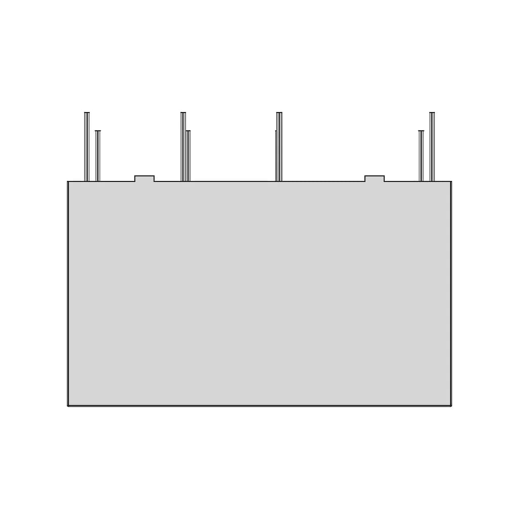 Dpdt Relay Pcb Mount | 3D Engineering Design File_270_0_degree_snapshot