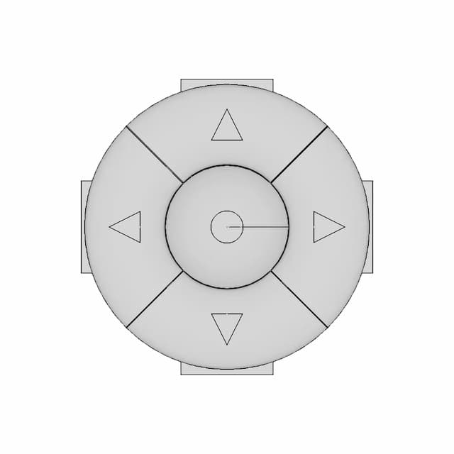 5 Way Button | 3D Engineering Design File
