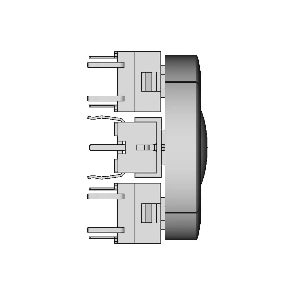 5 Way Button | 3D Engineering Design File_0_270_degree_snapshot