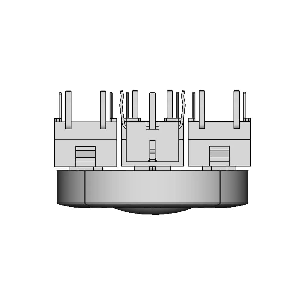 5 Way Button | 3D Engineering Design File_270_0_degree_snapshot