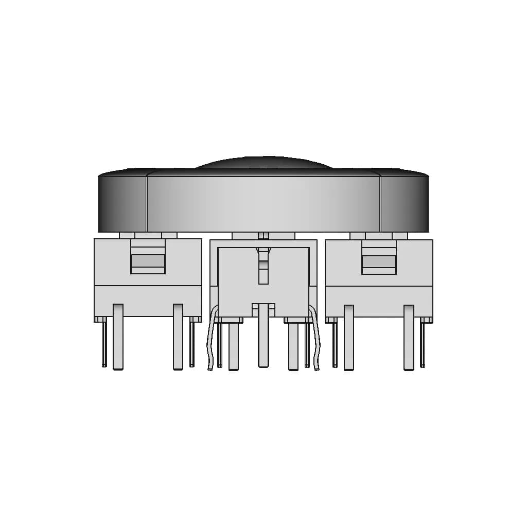 5 Way Button | 3D Engineering Design File_90_0_degree_snapshot