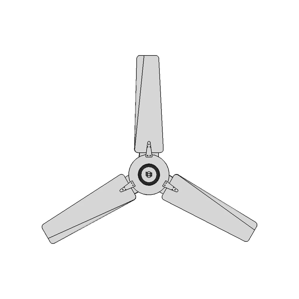 Ceiling Fan | High-Quality CAD Model_0_0_degree_snapshot