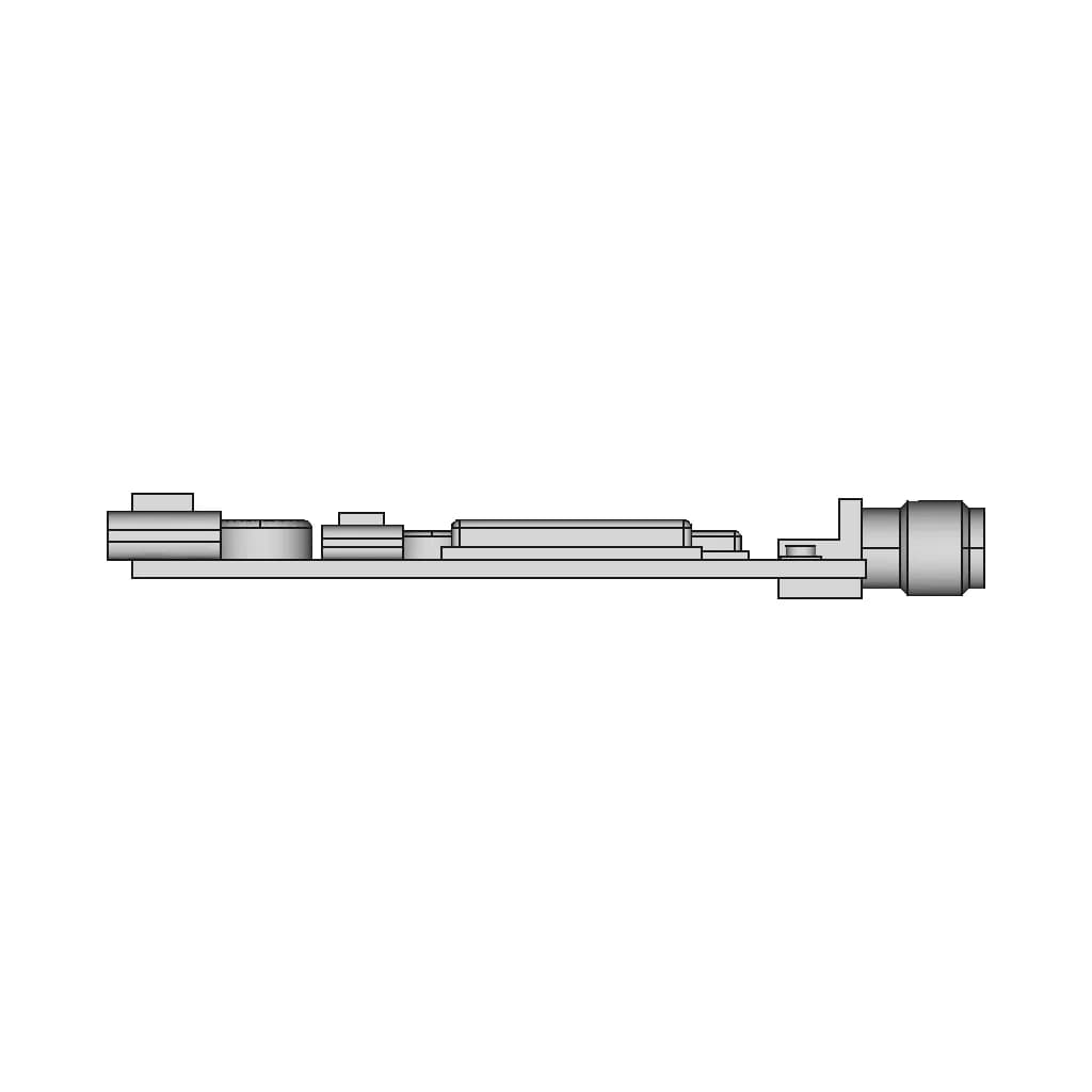 Unicore Um980 Gnss Rtk Receiver Development Board - Downloadable CAD Representation_0_0_degree_snapshot
