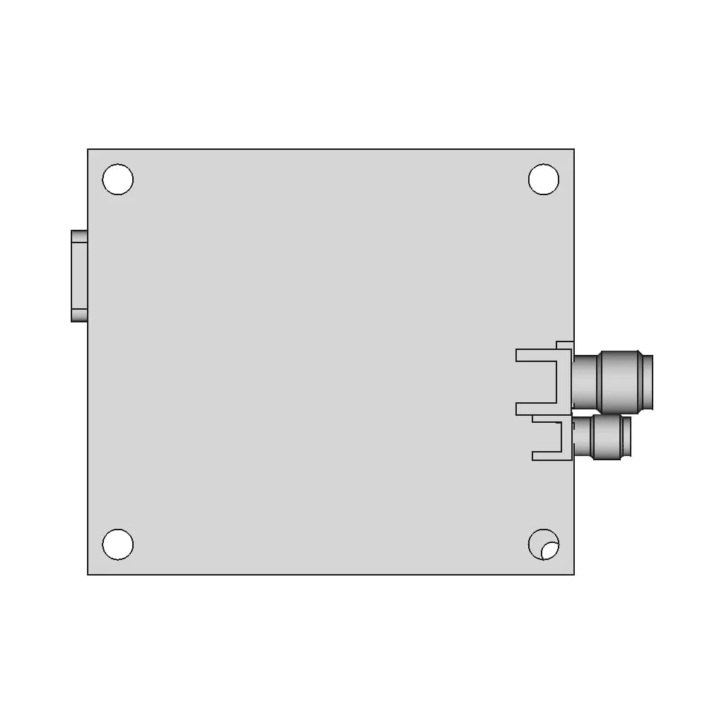 Unicore Um980 Gnss Rtk Receiver Development Board - Downloadable CAD Representation_90_0_degree_snapshot