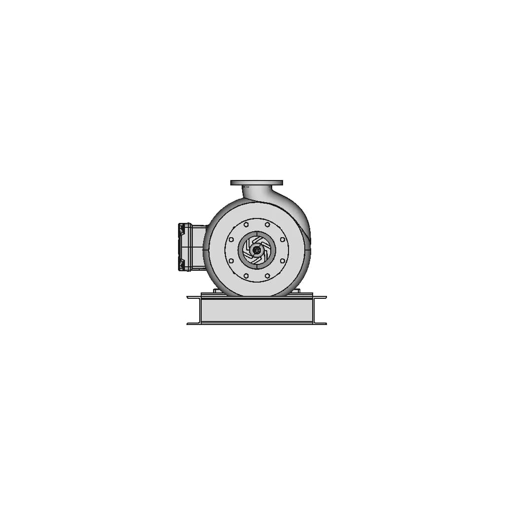 Centrifugal Pump 8X6Inch-75Hp - Downloadable CAD Representation_0_0_degree_snapshot