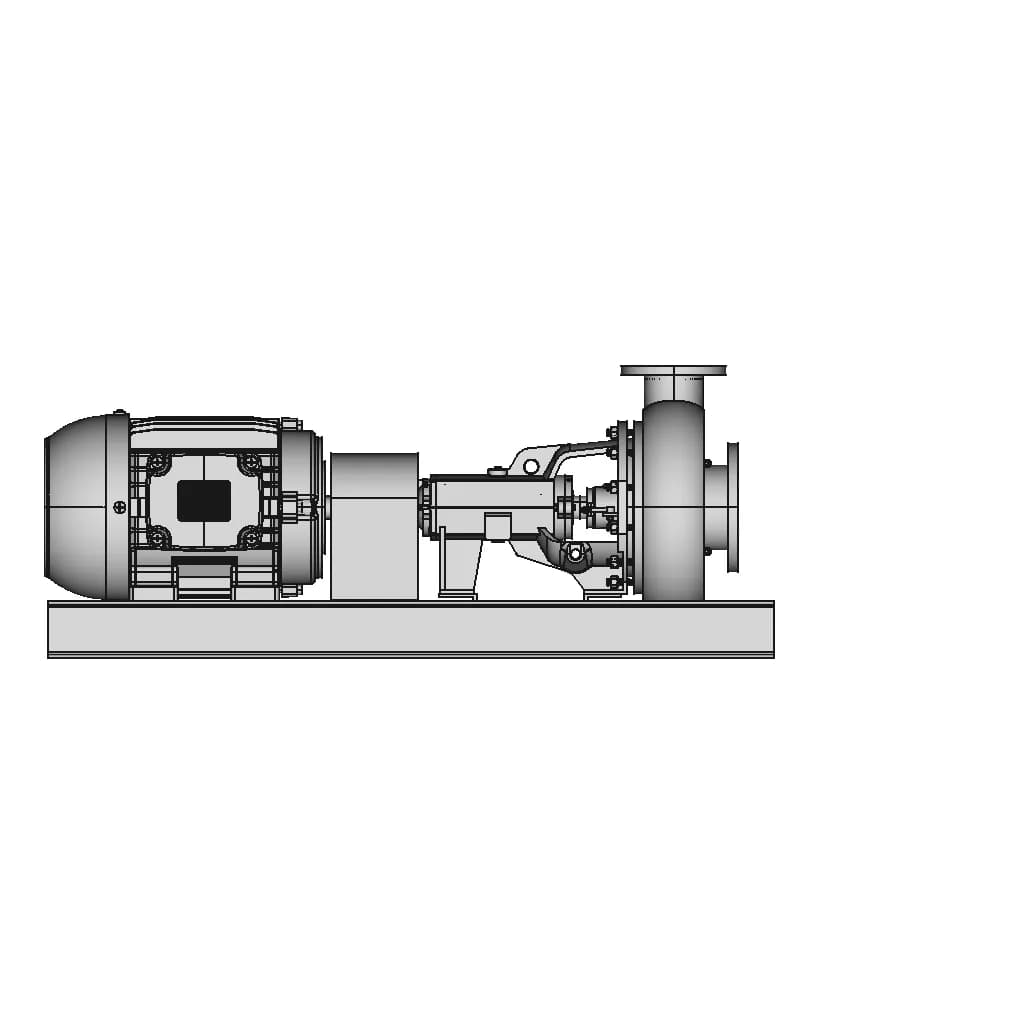 Centrifugal Pump 8X6Inch-75Hp - Downloadable CAD Representation_0_270_degree_snapshot