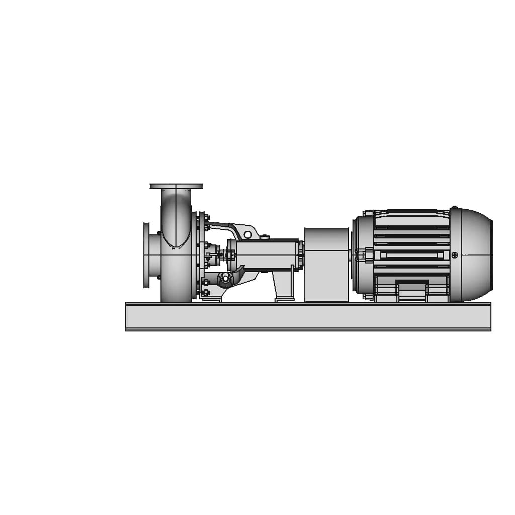 Centrifugal Pump 8X6Inch-75Hp - Downloadable CAD Representation_0_90_degree_snapshot
