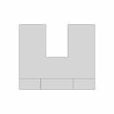 Vertical U-Slot Support Bracket | 3D Engineering Design File_90_0_degree_snapshot