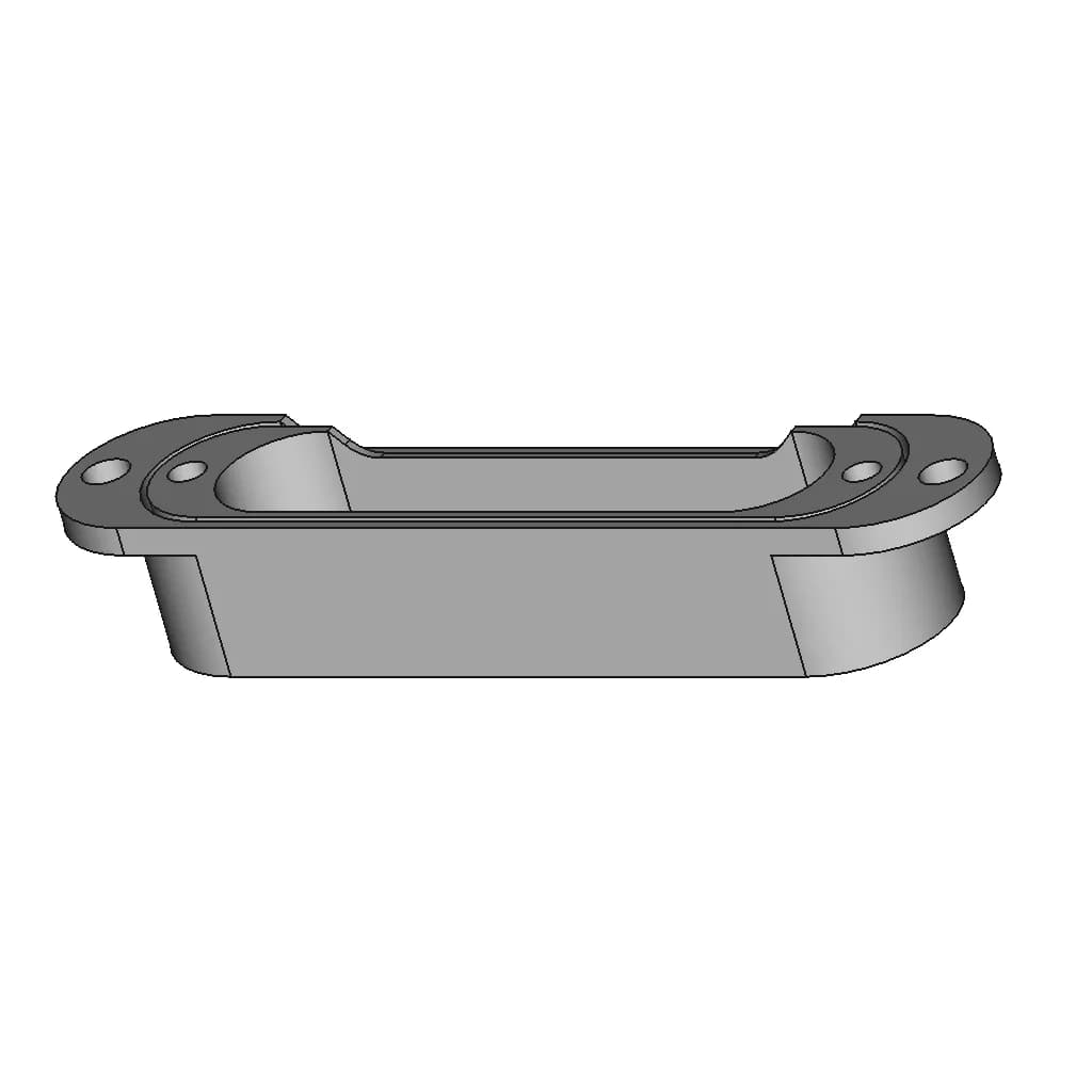 Single Coil Pickup Cover | 3D Engineering Design File_60_30_degree_snapshot