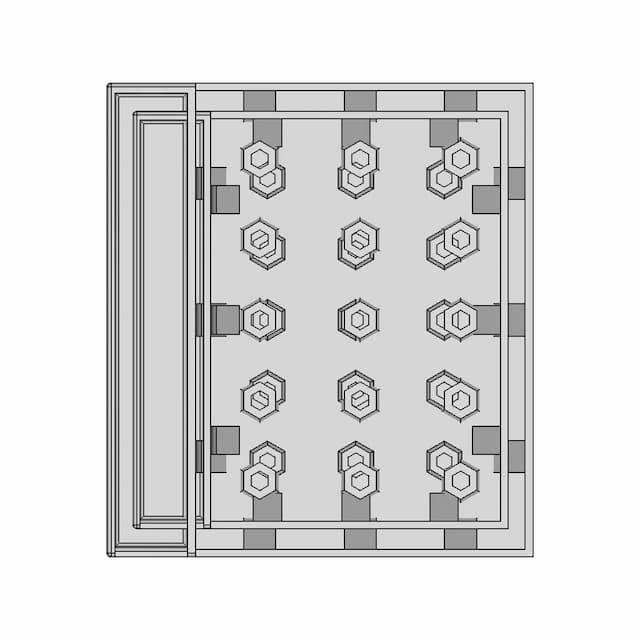 Screwdriver And 4Mm Bit Holder Tray - Downloadable CAD Representation