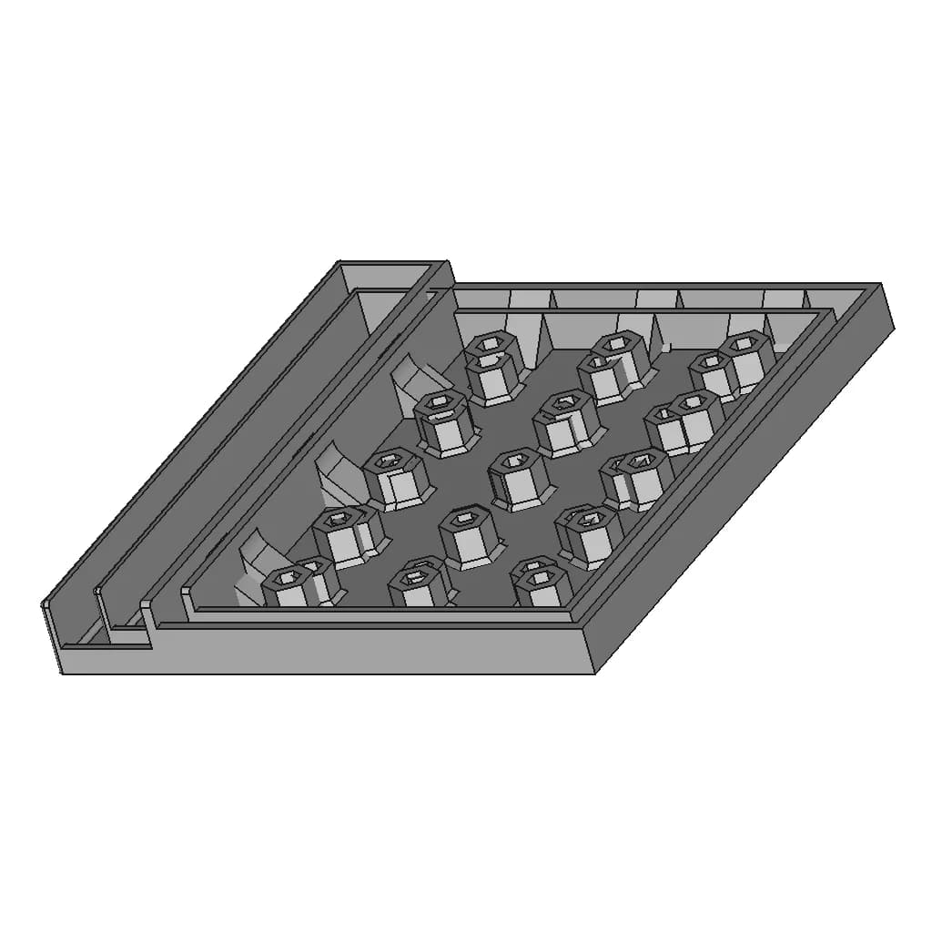 Screwdriver And 4Mm Bit Holder Tray - Downloadable CAD Representation_60_30_degree_snapshot