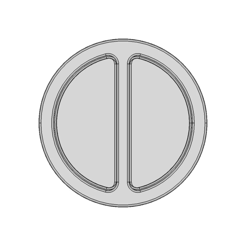 40Mm Gasmask Plug Russian Gost And Nato Rd40 - Downloadable CAD Representation_0_0_degree_snapshot