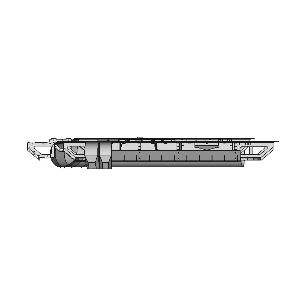 Rc Hovercraft Chassis One With 80Mm Grounddeck - Downloadable CAD Representation_0_0_degree_snapshot