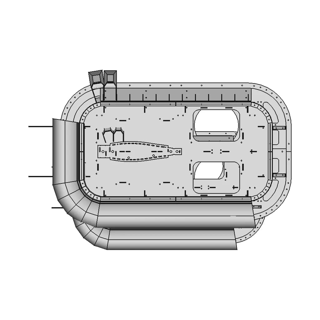 Rc Hovercraft Chassis One With 80Mm Grounddeck - Downloadable CAD Representation_90_0_degree_snapshot