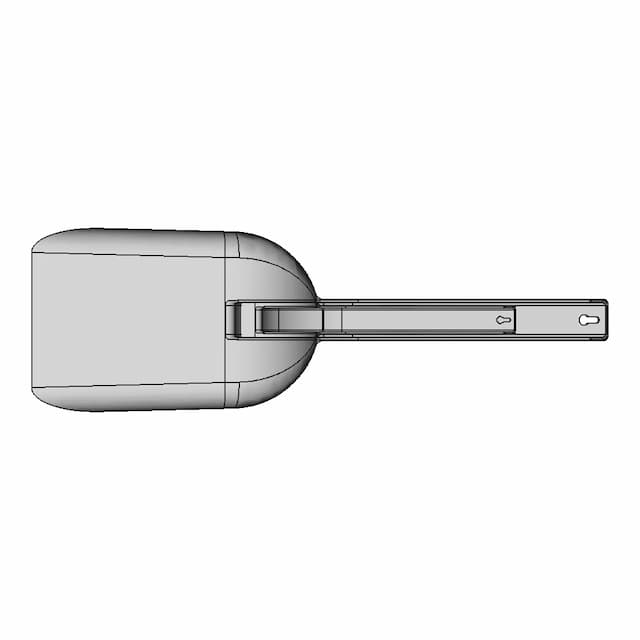 3.5"_Platsic_Scoop | 3D Engineering Design File