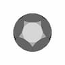 Augmented Truncated Dodecahedron - Standard Mechanical Component_90_0_degree_snapshot