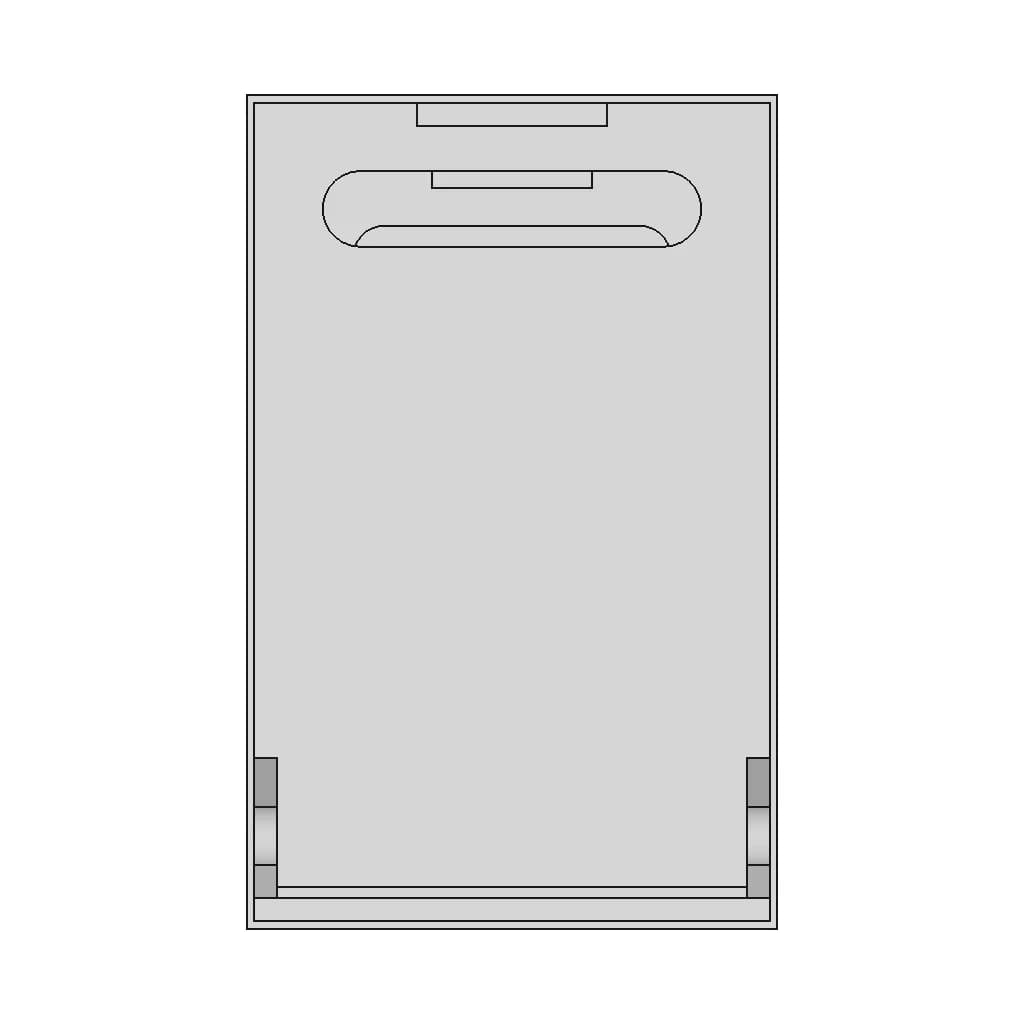 Cards Keeper Hinged For Skrew - Downloadable CAD Representation_270_0_degree_snapshot