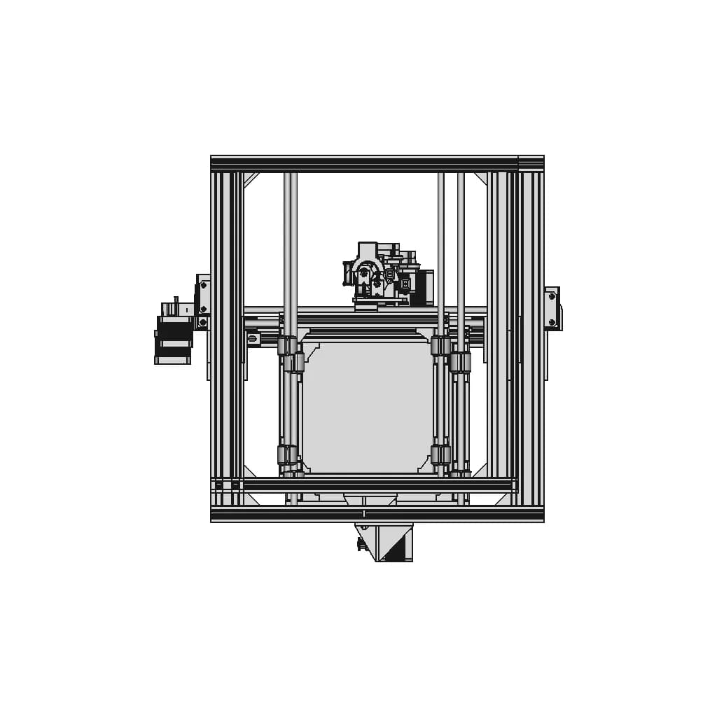 Diy 3D Printer - Standard Mechanical Component_90_0_degree_snapshot