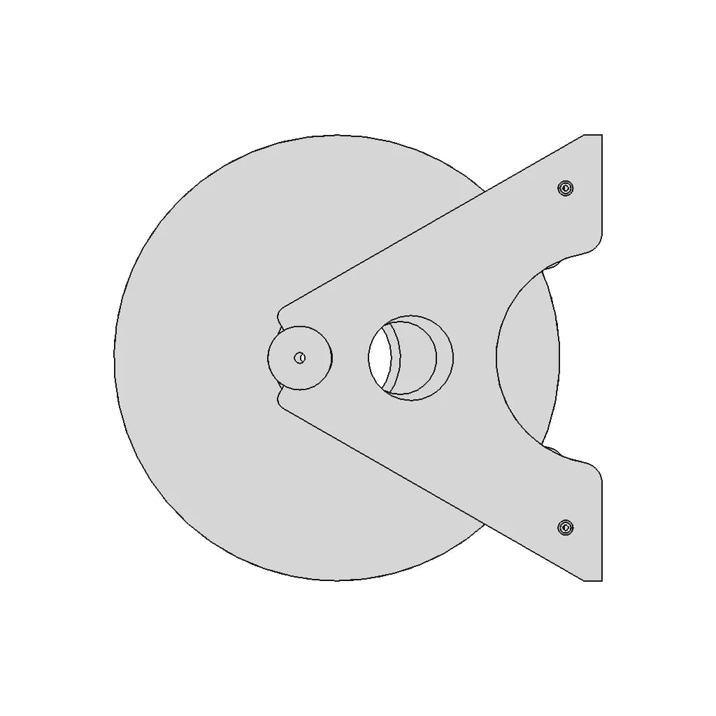 Filament Spool Support - Downloadable CAD Representation_0_90_degree_snapshot