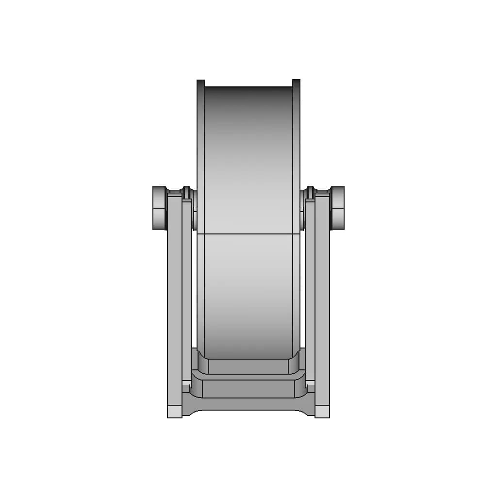 Filament Spool Support - Downloadable CAD Representation_90_0_degree_snapshot