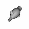 Counter Flow Ovoid Shaped Gyroid Lattice Cryogenic Recuperator | 3D Engineering Design File_60_30_degree_snapshot