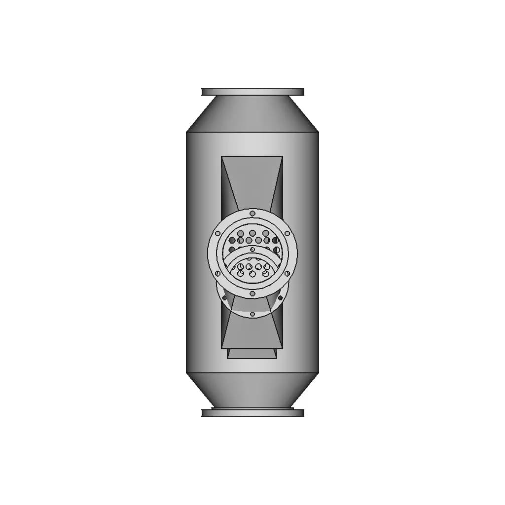 Gyroid Infilled Heat Exchanger - Standard Mechanical Component_0_0_degree_snapshot