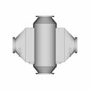 Gyroid Infilled Heat Exchanger - Standard Mechanical Component_0_270_degree_snapshot