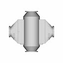 Gyroid Infilled Heat Exchanger - Standard Mechanical Component_0_90_degree_snapshot