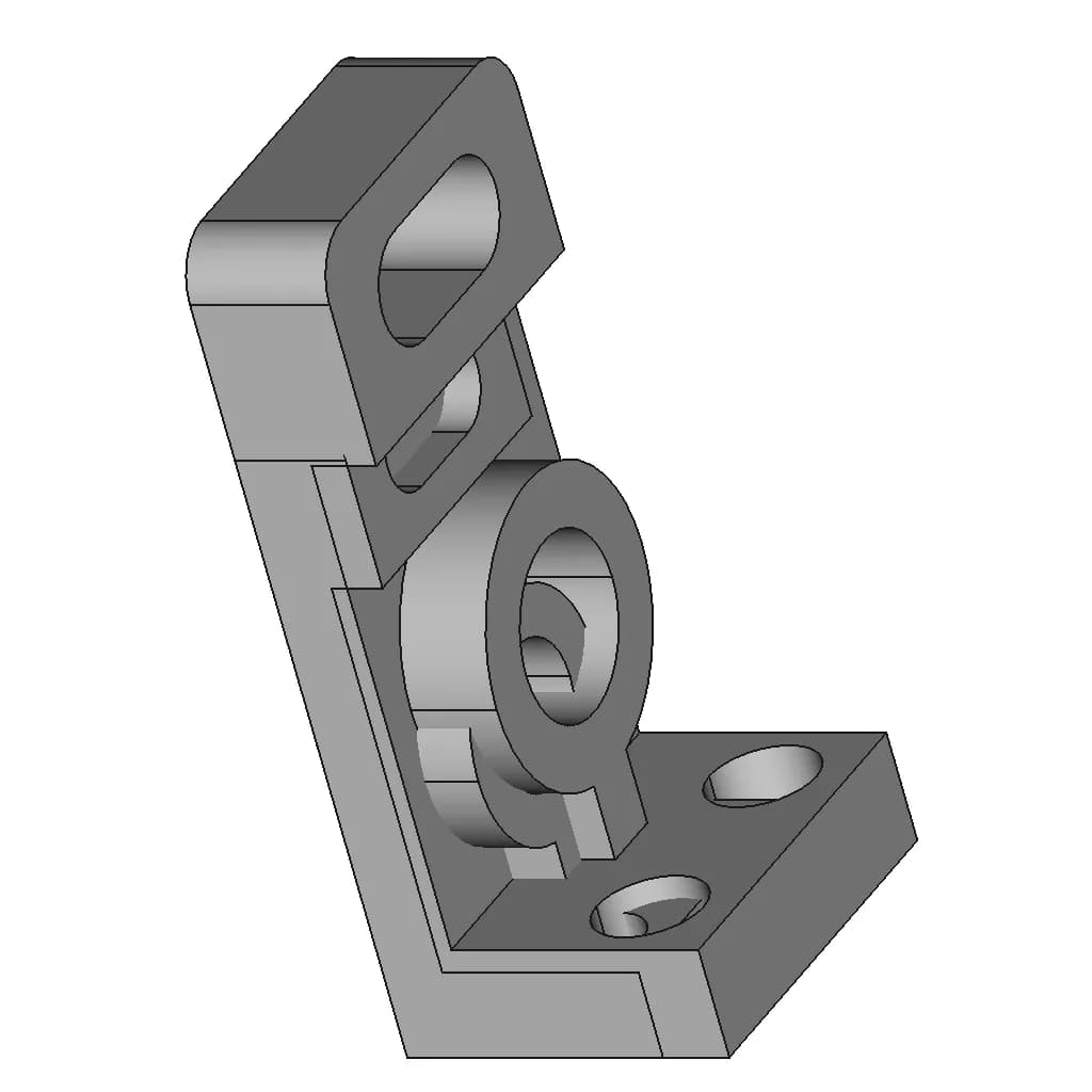 Drawing Exercise 6 | High-Quality CAD Model_60_30_degree_snapshot