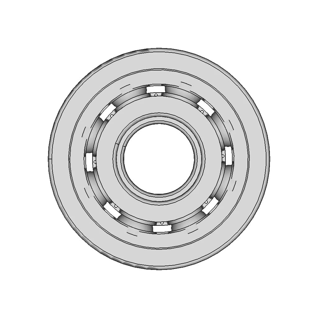 Ball Bearing - Standard Mechanical Component_0_90_degree_snapshot
