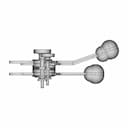 Renard R36-37-38 Engine Throttle - Standard Mechanical Component_0_90_degree_snapshot