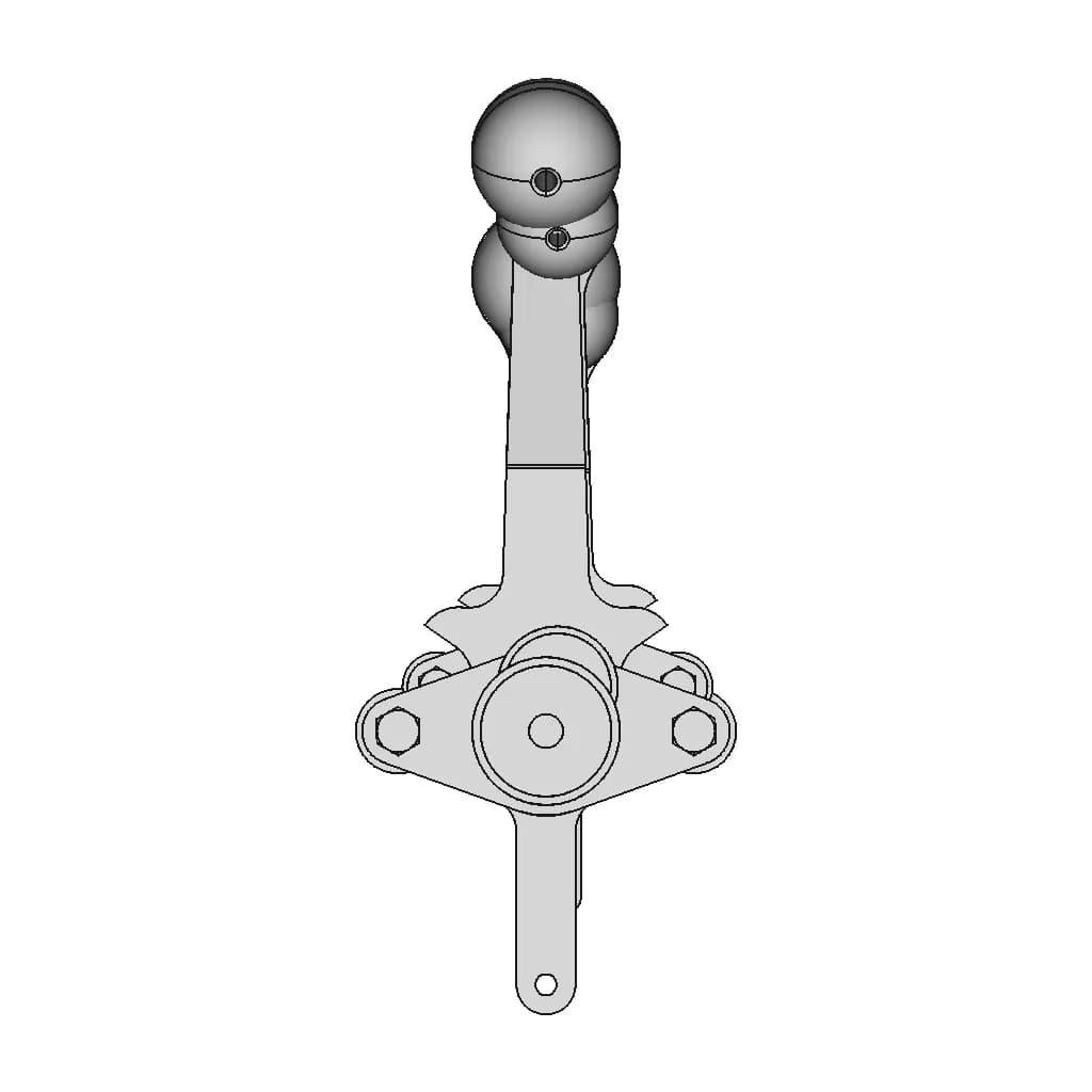Renard R36-37-38 Engine Throttle - Standard Mechanical Component_270_0_degree_snapshot