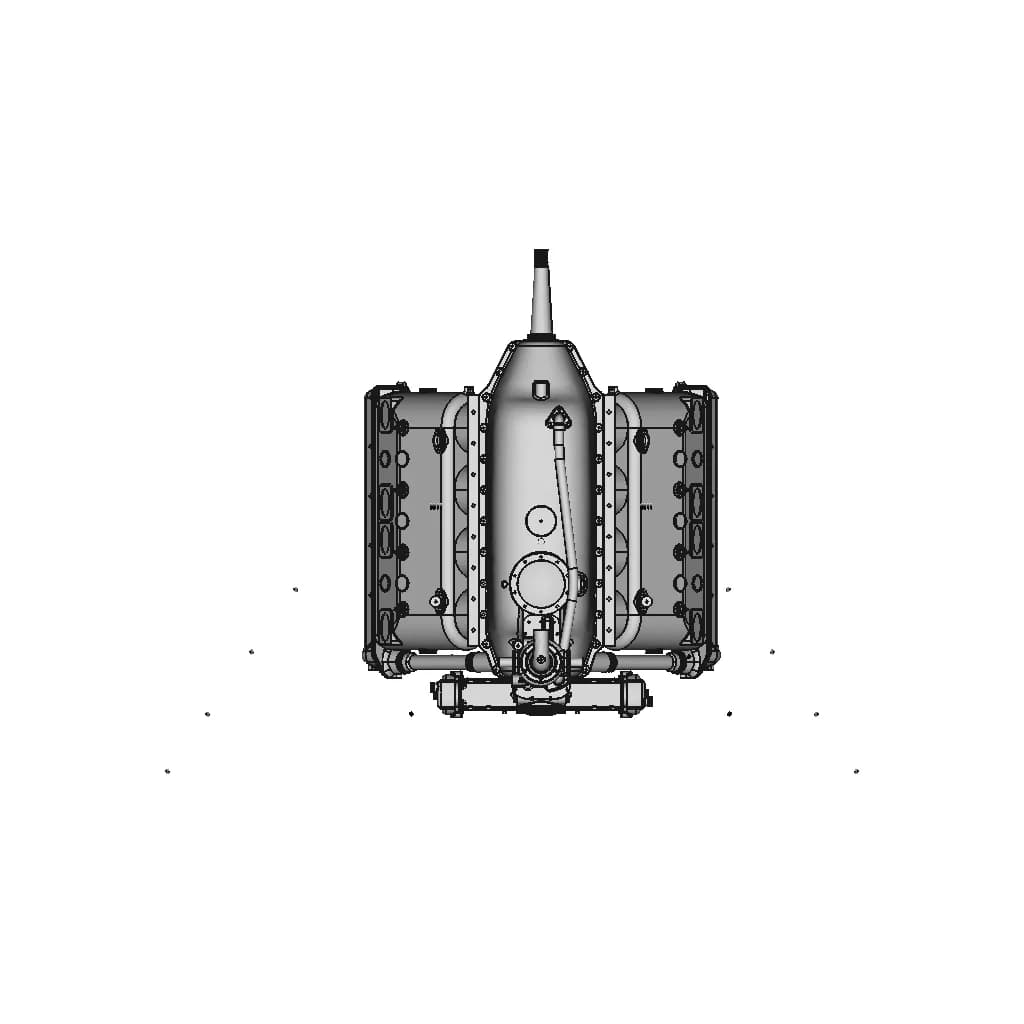 Hispano-Suiza 8F - Downloadable CAD Representation_90_0_degree_snapshot