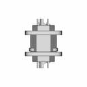 Hy2+8Y Multi Connector Panel Mount 30A/5A 500Vdc - Standard Mechanical Component_0_90_degree_snapshot